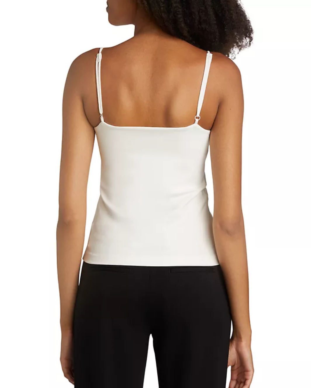 IRINA V-NECK CAMISOLE IN WHITE