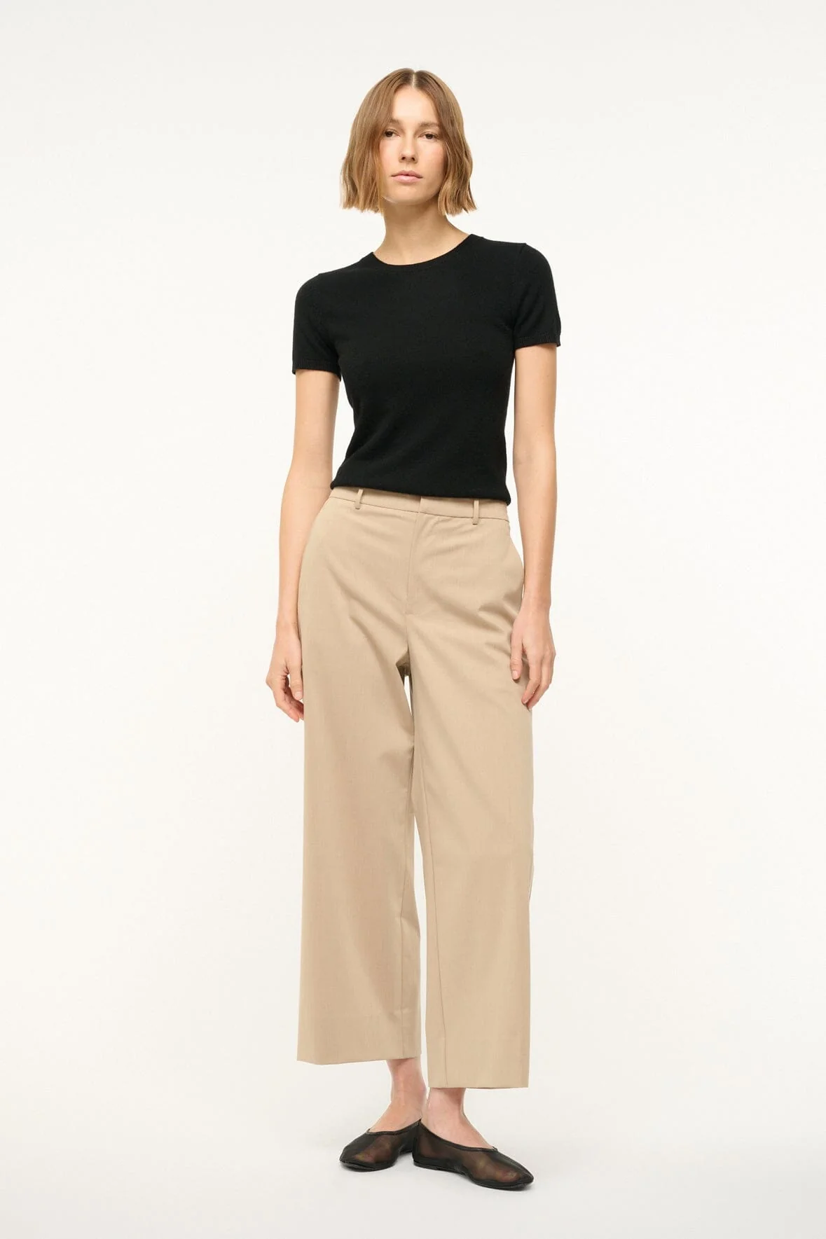 PRINCE CROPPED PANT IN STONE