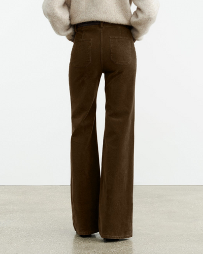 FLORENCE PANT IN CIGAR BROWN