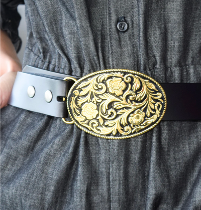 WESTERN BELT IN BLACK