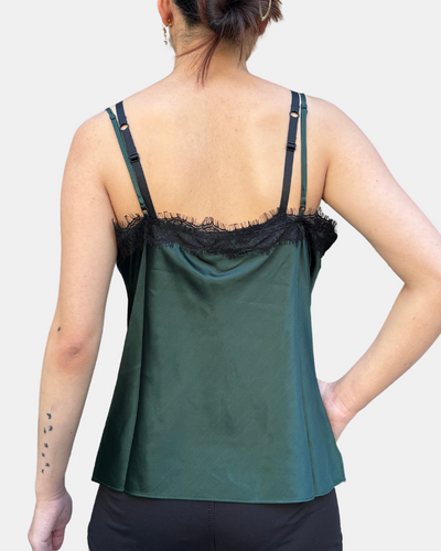 CIARLO LACE-TRIM TOP IN PINE