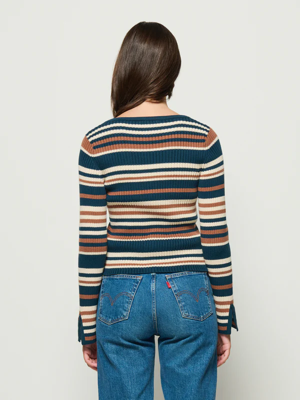 POSEY SWEATER IN OJAI STRIPE