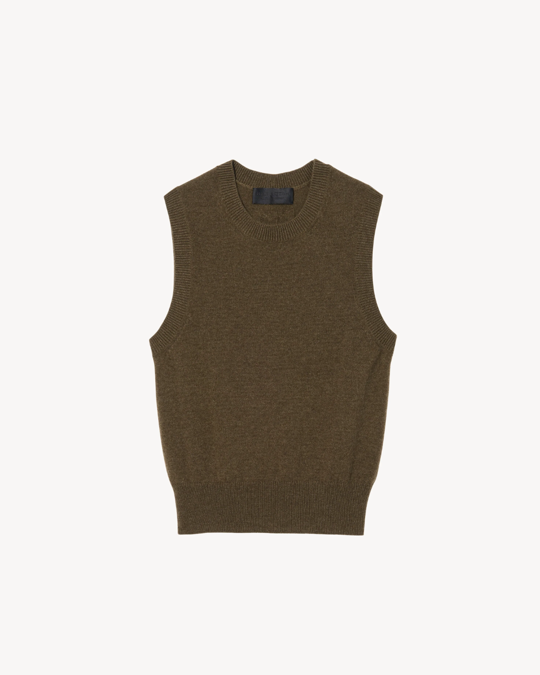 MAY SWEATER TANK IN DARK MOSS