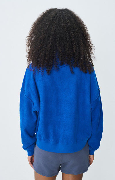 WOMEN'S HOODIE BOBYPARK IN BLUE DE PRUSSE