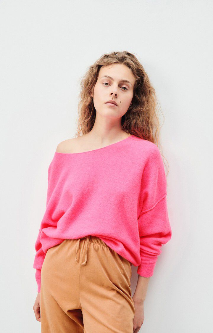 WOMEN'S JUMPER DAMSVILLE IN FLUO PINK