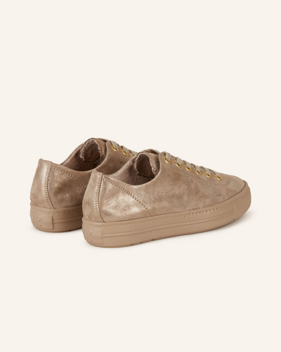 HADLEY SNEAKER IN CHAMPAGNE GLOSSY ANTIC