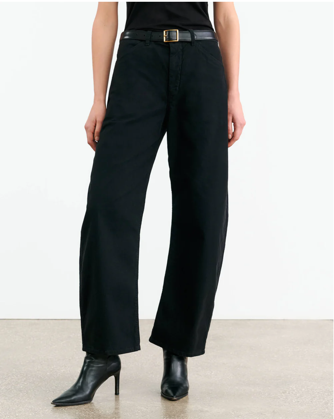 TRIBECA PANT IN JET BLACK