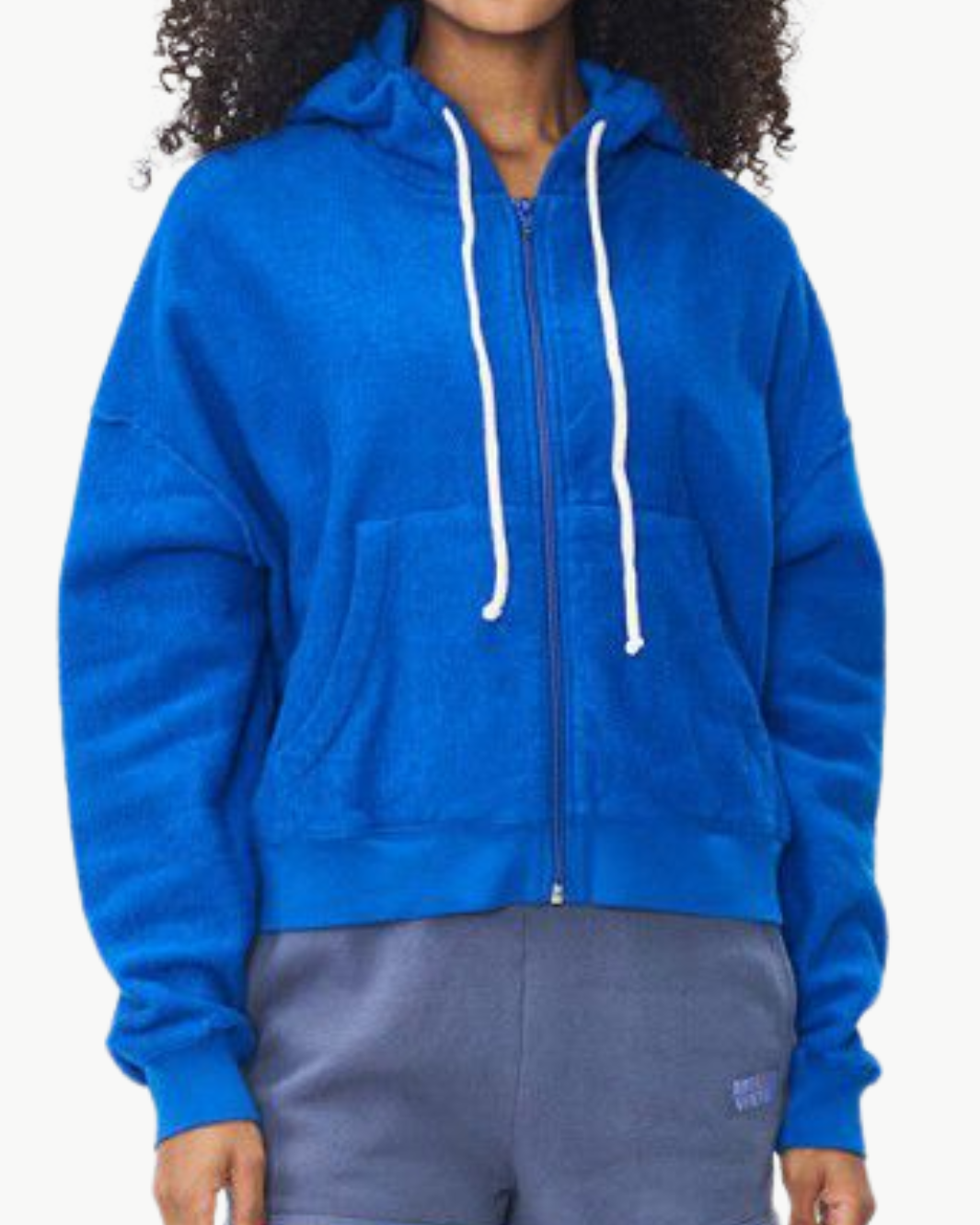 WOMEN'S HOODIE BOBYPARK IN BLUE DE PRUSSE