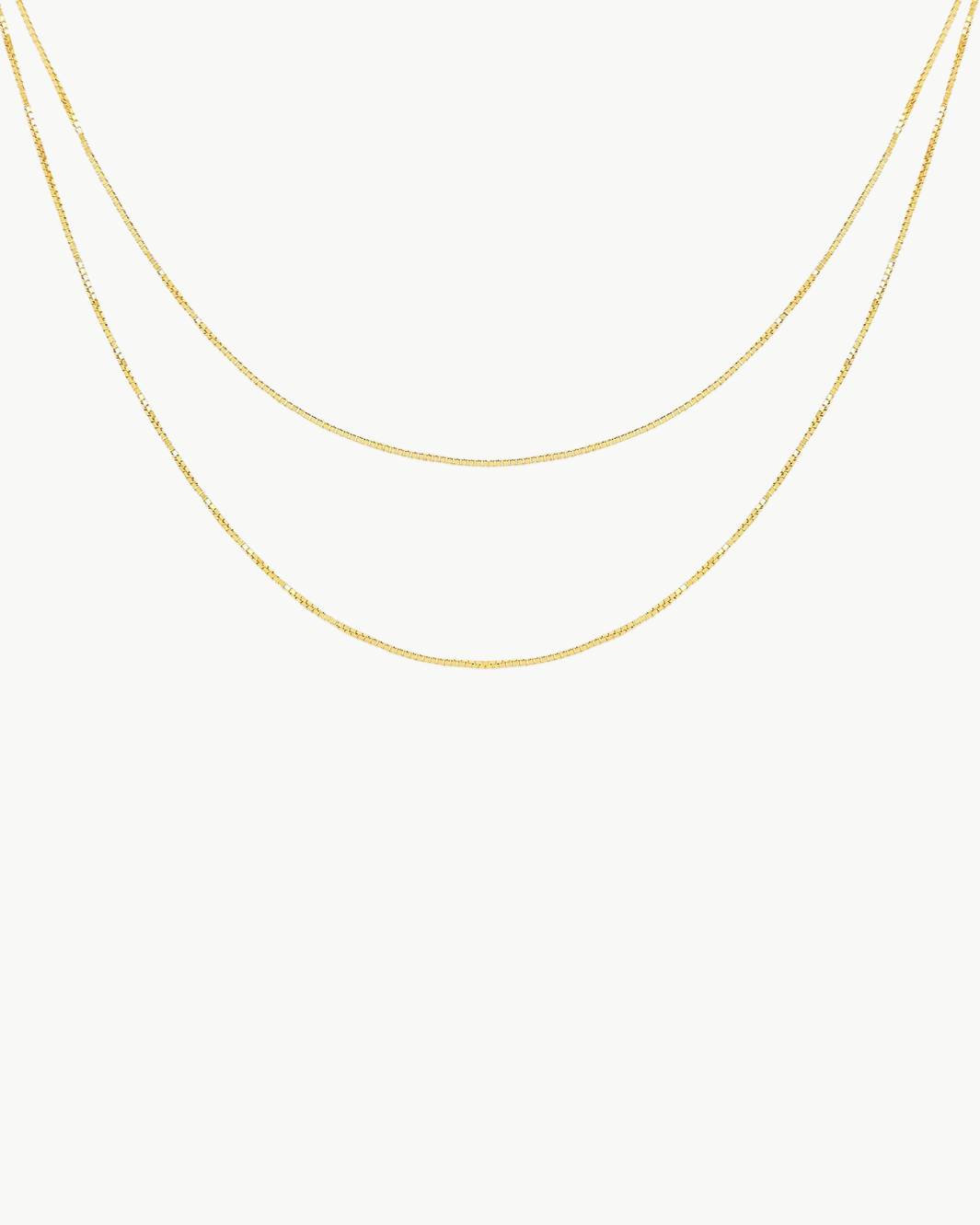 DOUBLE STRAND LIQUID GOLD NECKLACE