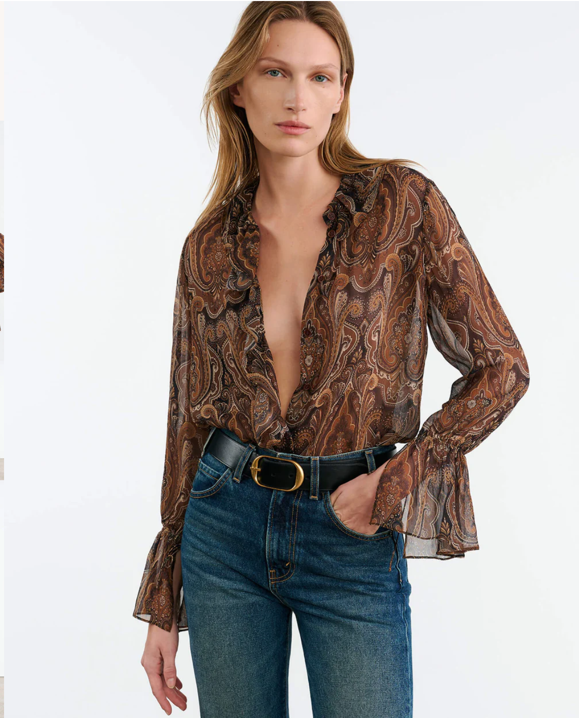 CECILY SHIRT IN MEDALLION PAISLEY