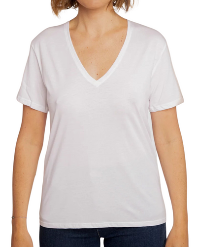 ROMY T-SHIRT IN WHITE FLAMME