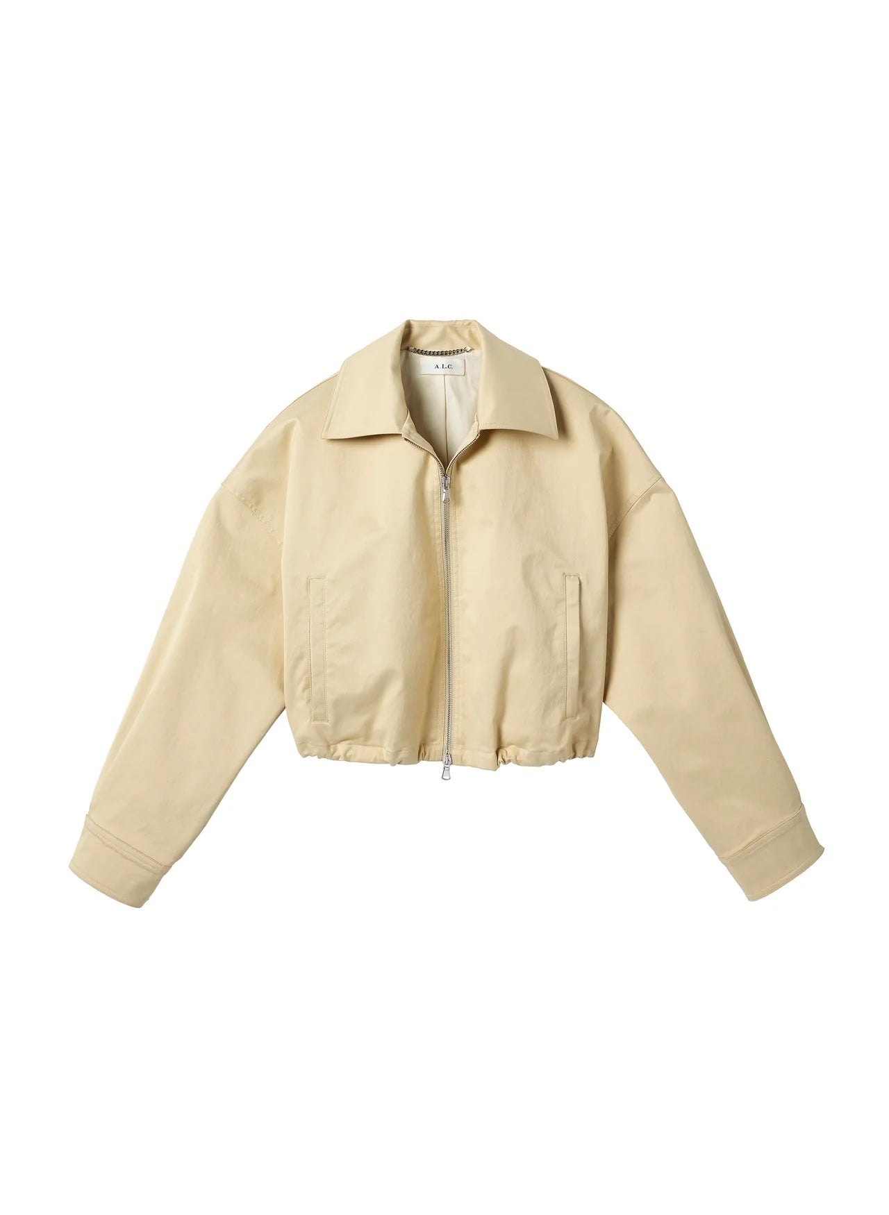 HARRY SATEEN JACKET IN KHAKI