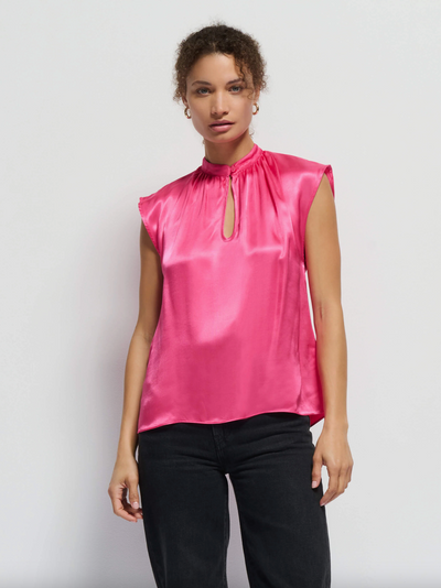 JEANNE TOP IN PINK FLAMBE