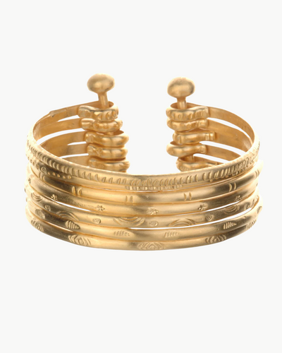 SOMETHING SPECIAL SMALL GOLD BANGLE BRACELET CUFF