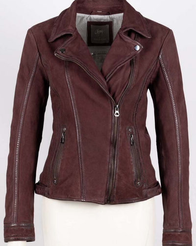 TWILA RF JACKET IN WINE