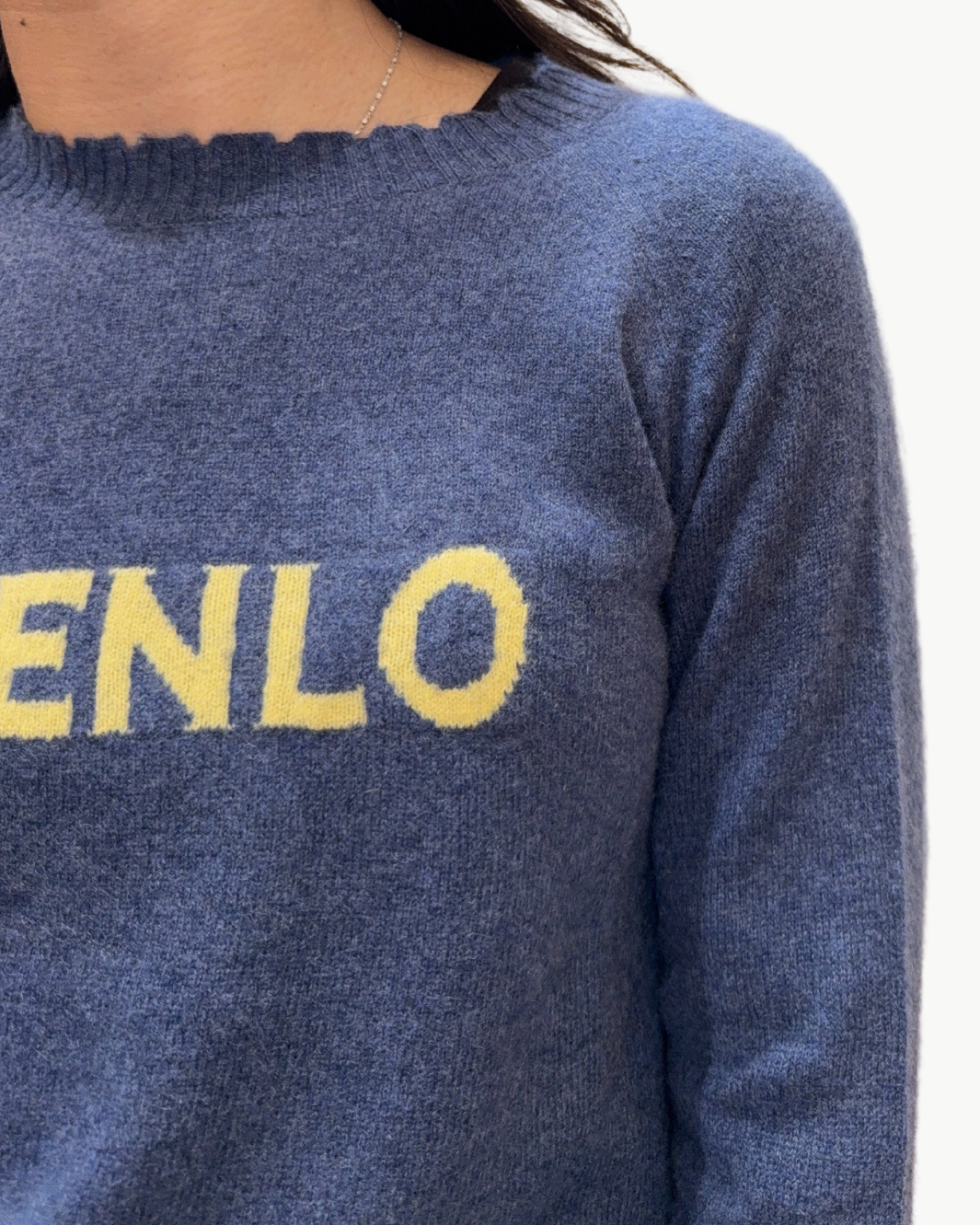 CUSTOM FRAYED CREW "MENLO" IN ECLIPSE/SUN