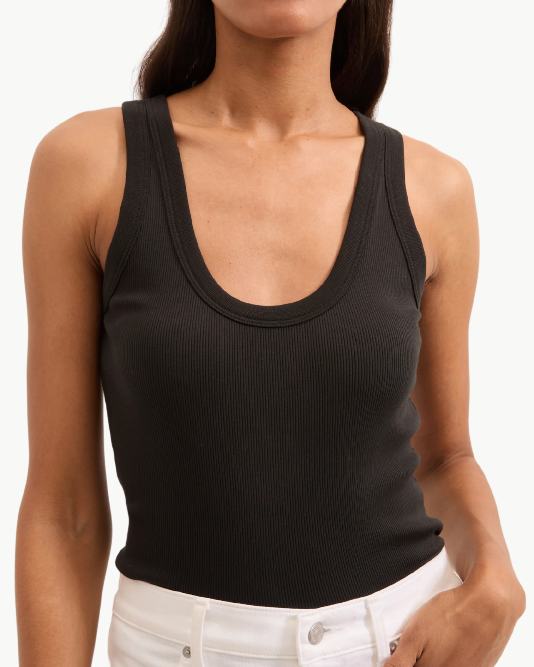 BIRKE TANK IN BLACK