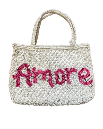 TRACY AMORE BAG IN NATURAL/PINK