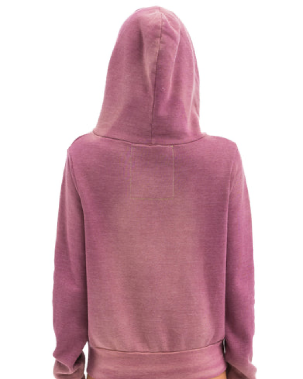 5 STRIPE ZIP HOODIE IN FADED BERRY