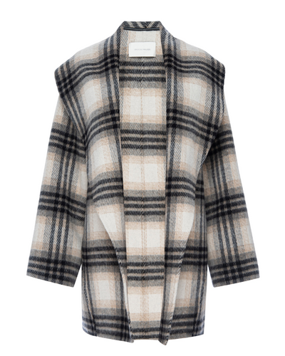 FINLEY PLAID COAT IN HERITAGE PLAID