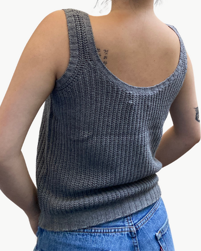 JOSEFINA TANK IN HEATHER GREY