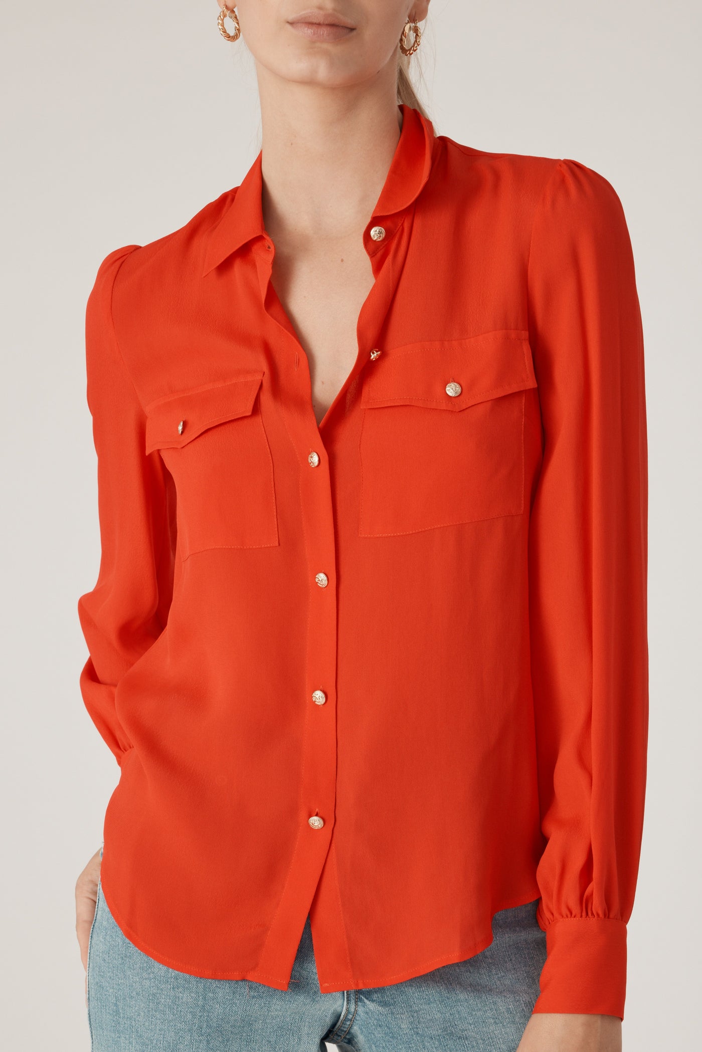 MAISON BLOUSE IN FLAME