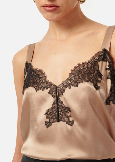 BEATRICE CAMISOLE IN CHAMPAGNE