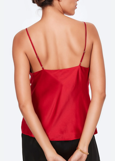 ANDRIA CAMISOLE IN CARDINAL