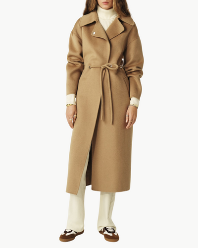 KATE COAT IN CAMEL