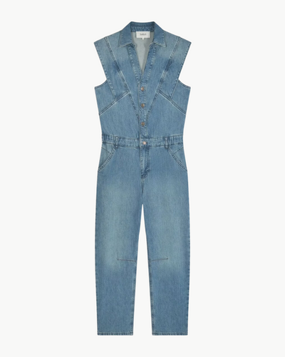 FIGO JUMPSUIT IN LIGHT USED BLUE