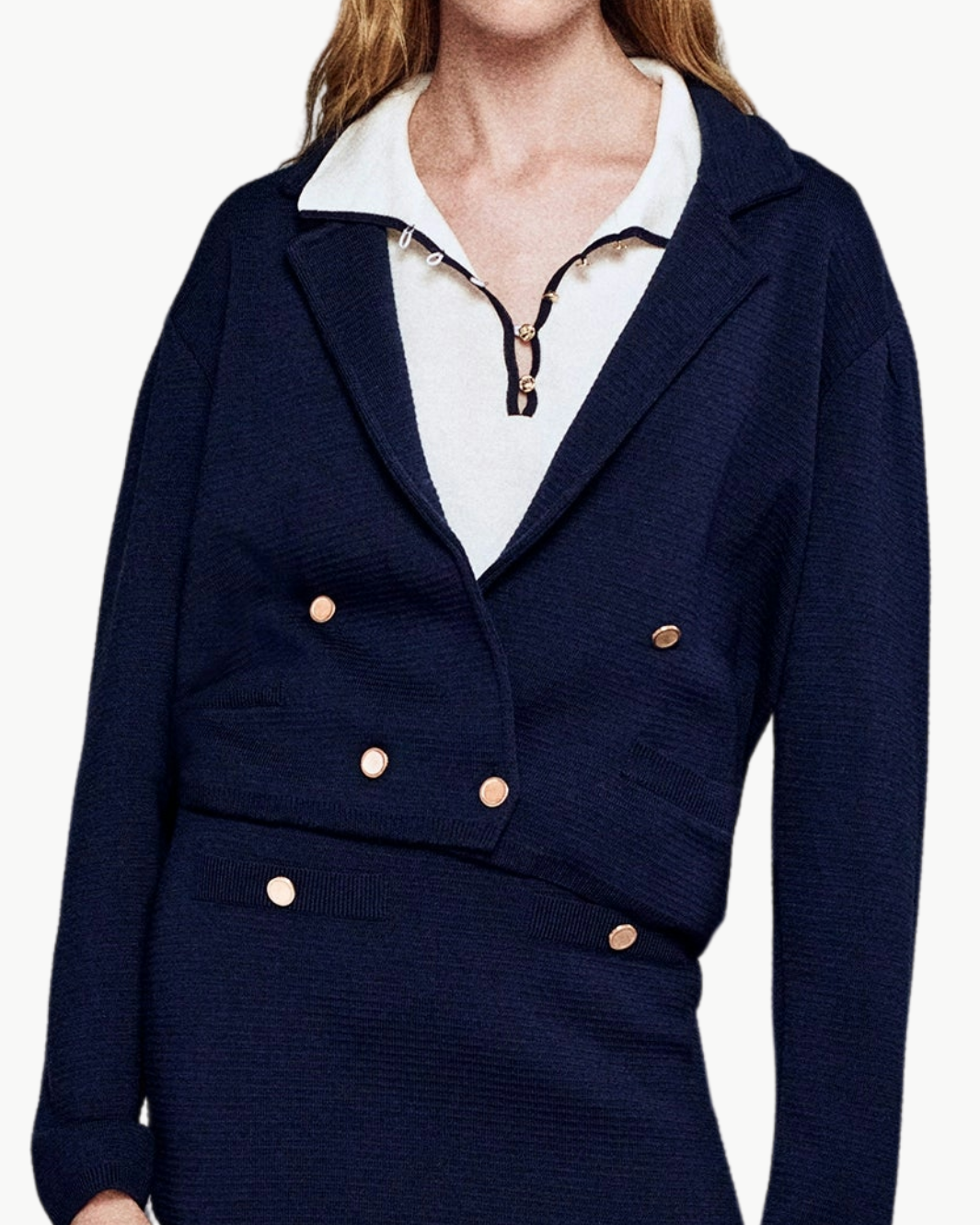 THE CRUISE CARDI IN DARK NAVY