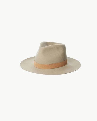 ROSS WOOL FEDORA IN CLAY