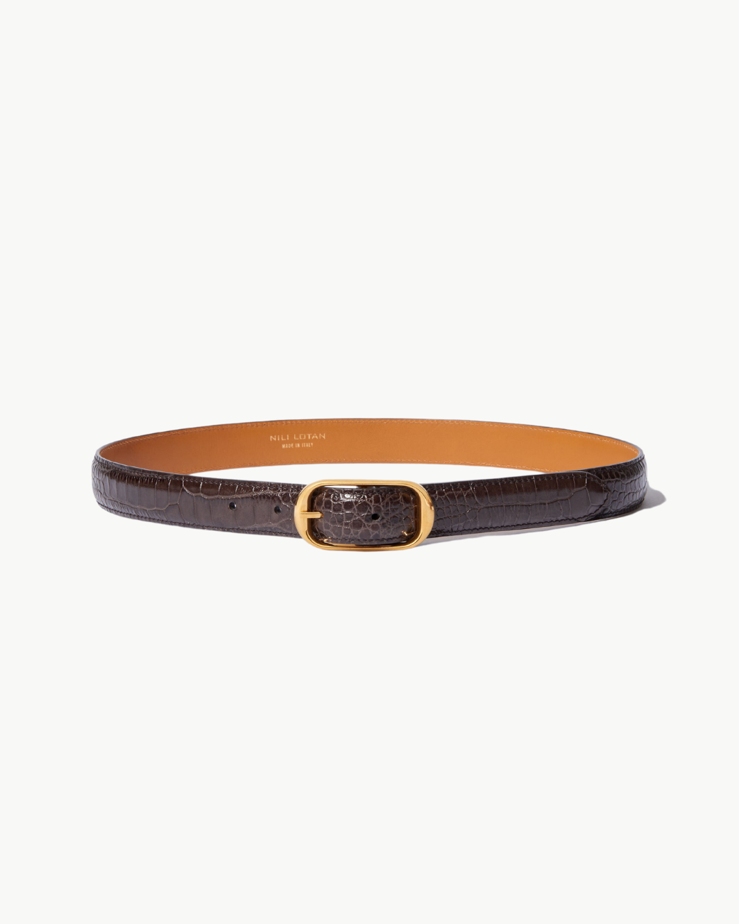 CROCK REINE BELT IN ESPRESSO