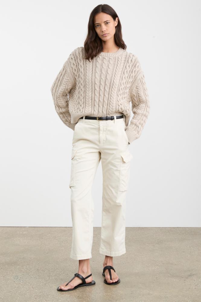 RORY SWEATER IN LIGHT BEIGE