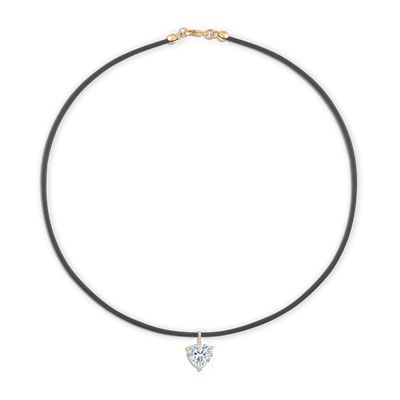 GROWTH & LOVE NECKLACE IN WHITE/YELLOW GOLD