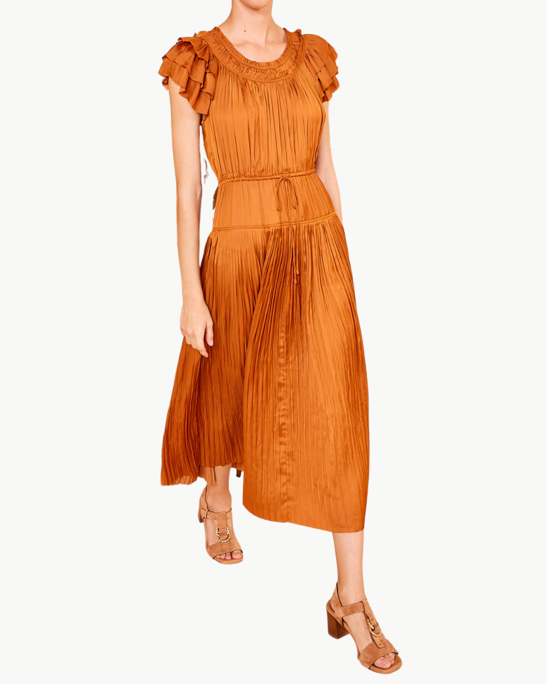 KALESTA DRESS IN AMBER