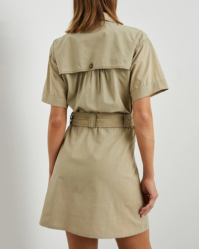 NATALIE DRESS IN OLIVE