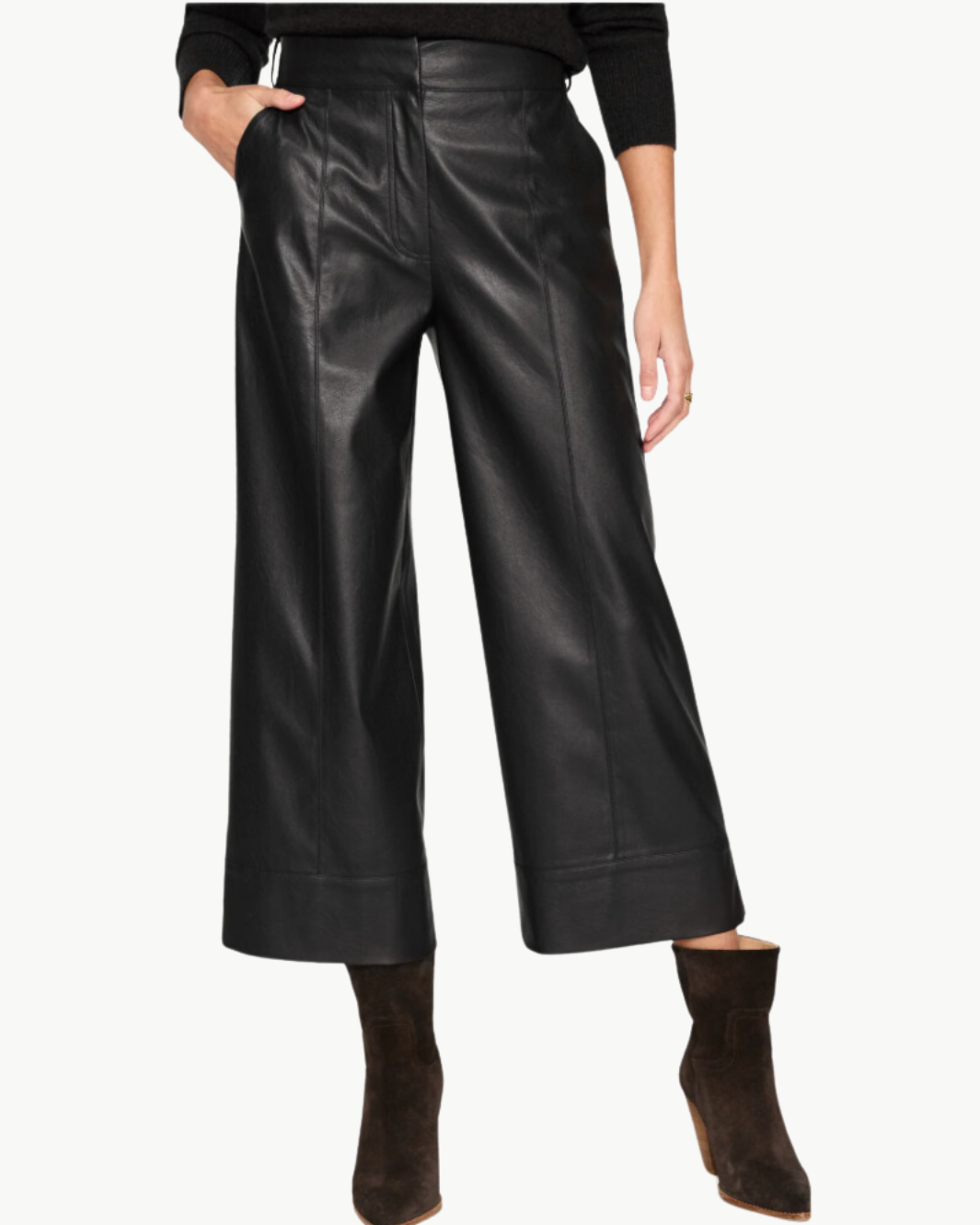 ODELE CROPPED PANT IN BLACK ONYX