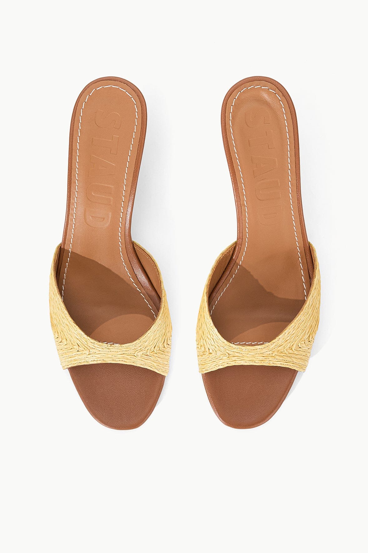 BRIGITTE MULE IN NATURAL RAFFIA