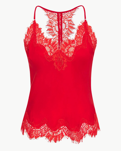 LUCY CROP CAMIE IN RED CHILLI