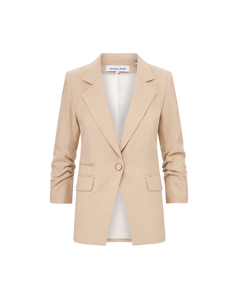 BATTISTA DICKEY JACKET IN STONE KHAKI