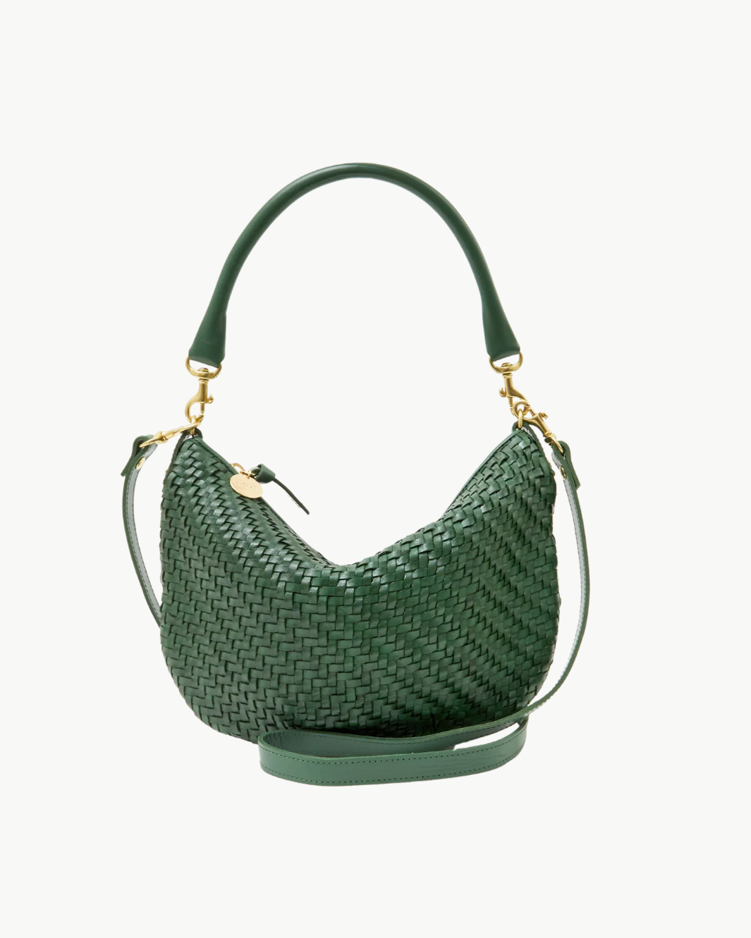 PETIT MOYEN MESSENGER WOVEN ZIG ZAG IN EVERGREEN