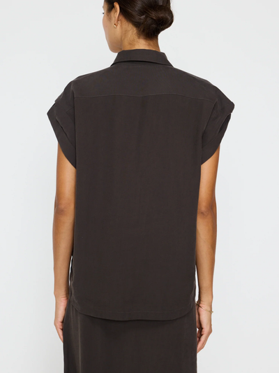 NADEL TOP IN LICORICE