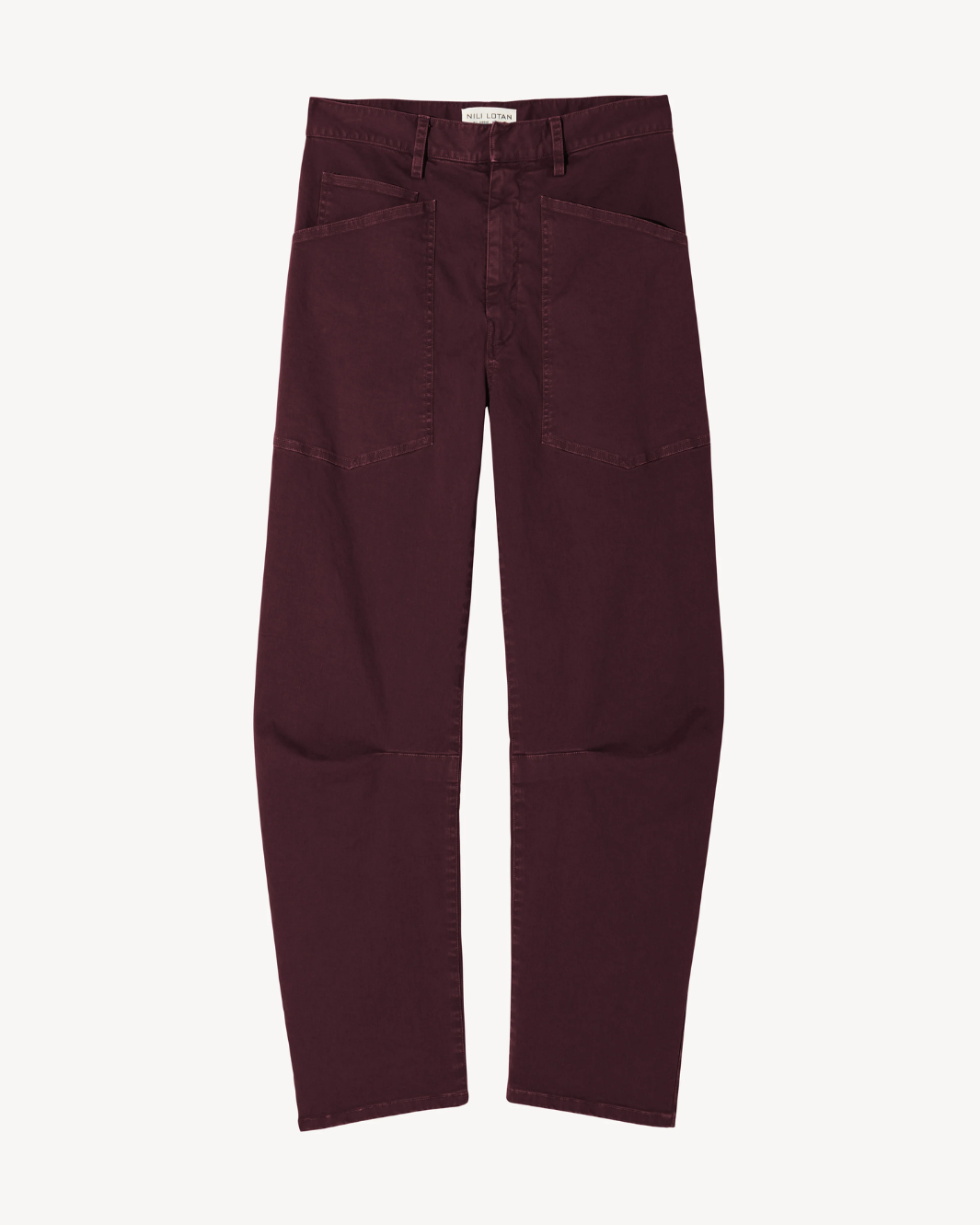 SHON PANT IN OXBLOOD