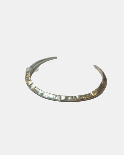 CRATER CUFF IN STERLING SILVER - Romi Boutique