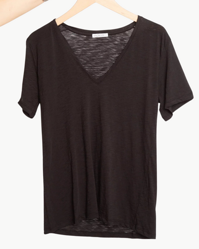 ROMY T-SHIRT IN BLACK FLAMME