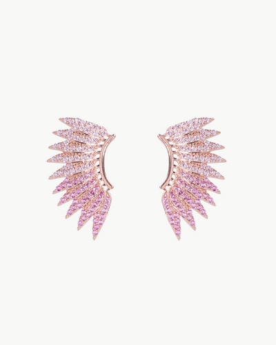 KELSEA EARRINGS IN PINK CRYSTAL