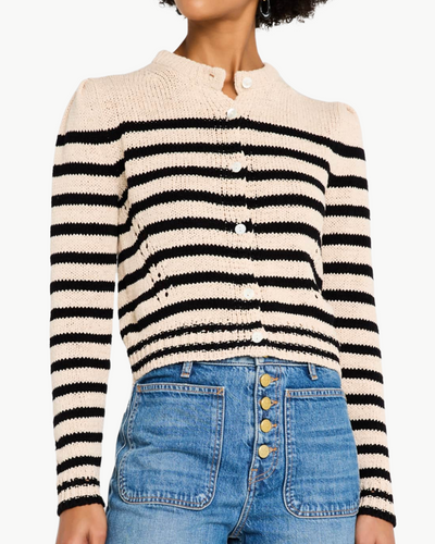 JOELLE CARDIGAN IN SAILOR STRIPE