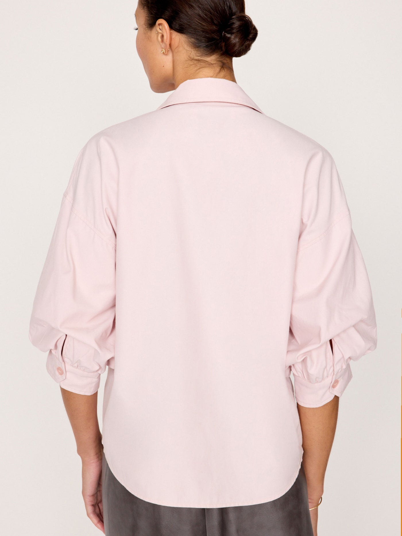 KATE SHIRT IN ROSE QUARTZ