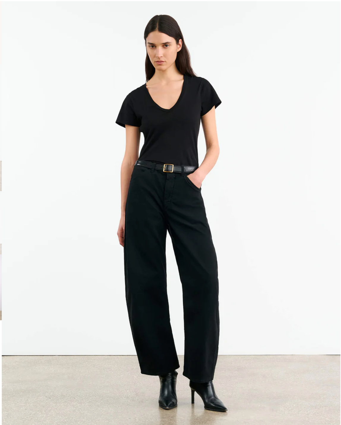 TRIBECA PANT IN JET BLACK